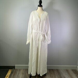 Free People Long Sleeve White Dress